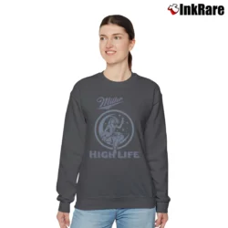 Women’s Miller High Life Beer Graphic Relaxed Sweatshirt in charcoal | Soft, Laid-Back Vibe