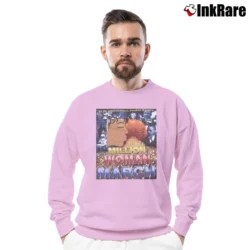 Men’s Million Woman March 90s Rap Crewneck Sweatshirt in light pink | Cozy Fabric, Clean Style