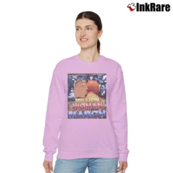 Women’s Million Woman March 90s Rap Relaxed Sweatshirt in light pink | Soft, Laid-Back Vibe