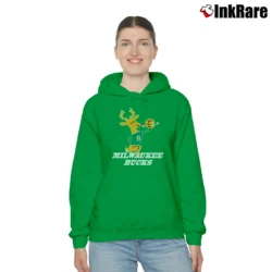 Women’s Milwaukee Bucks Hardwood Classics Cozy Hoodie in irish green | Warm, Structured, Stylish