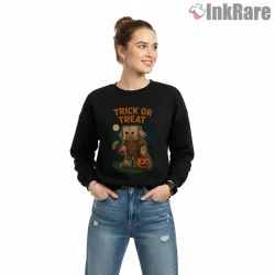 Minecraft Halloween Pig Trick Or Treat Shirt on graphic shirt for women graphic tee