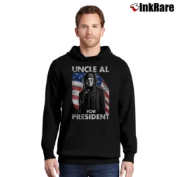 Men’s Ministry Uncle Al For President Pullover Hoodie in black | Cozy, Durable, Modern Fit