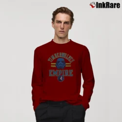 Men’s Minnesota Timberwolves Star Wars Empire Long-Sleeve Shirt in maroon | Sleek, Lightweight, Year-Round Wear
