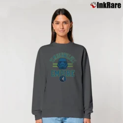 Women’s Minnesota Timberwolves Star Wars Empire Relaxed Sweatshirt in charcoal | Soft, Laid-Back Vibe