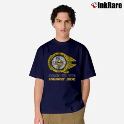 Men’s Minnesota Vikings NFL Star Wars Super Bowl Fan Gift Classic T-Shirt in navy | Soft, Breathable Everyday Wear