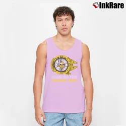Men’s Minnesota Vikings NFL Star Wars Super Bowl Fan Gift Tank Top in light pink | Breathable, Active-Friendly Design