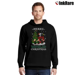 Men’s Minnesota Wild Christmas Snoopy Pullover Hoodie in black | Cozy, Durable, Modern Fit