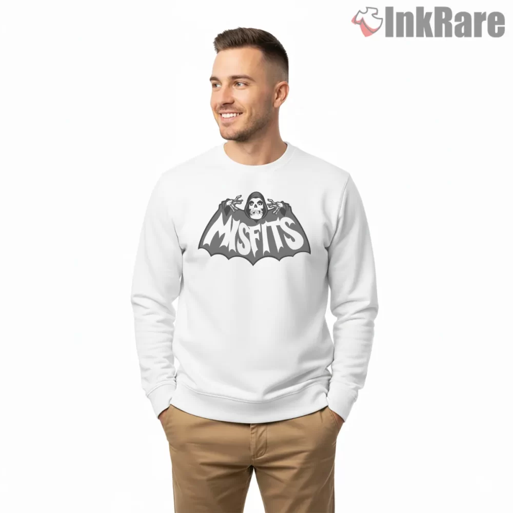 Misfits Batwing Horror Emblem Shirt on graphic shirt for men graphic tee