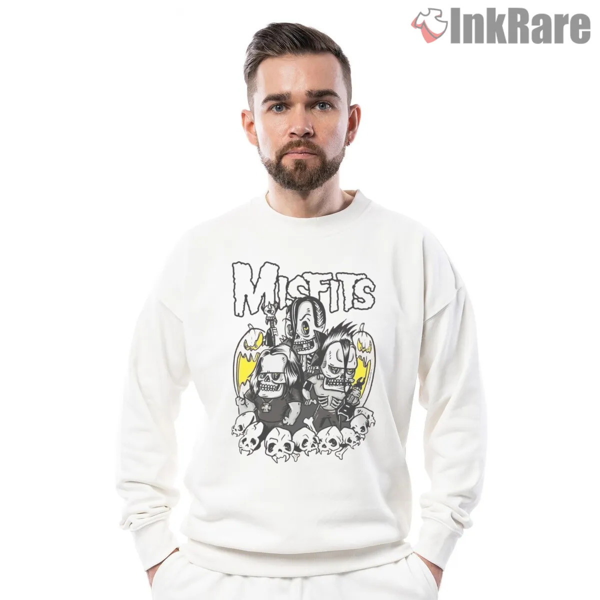 Misfits Cartoon Skull Trio Chaos Shirt Misfits Cartoon Skull Trio Chaos Shirt on graphic shirt for men graphic tee