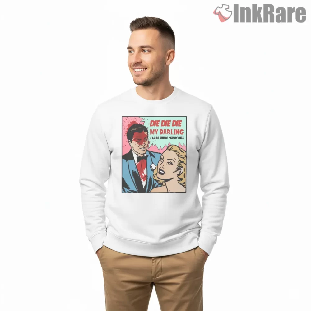 Misfits Die Die My Darling Pop Art Comic Shirt on graphic shirt for men graphic tee