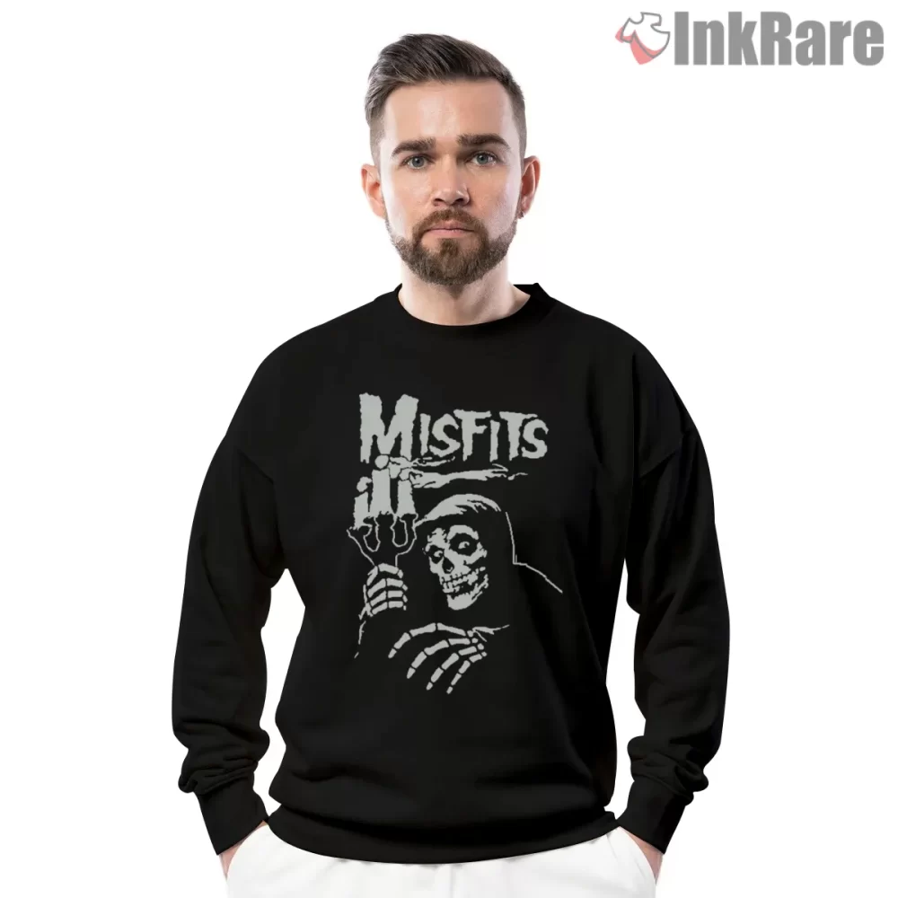 Misfits Fiend With Trident Shirt on graphic shirt for men graphic tee