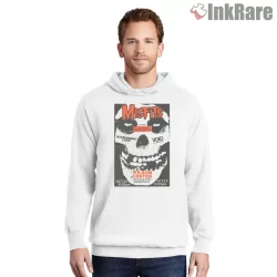 Misfits Government Issue Void Wilson Center Poster Shirt on white hoodie for men graphic tee