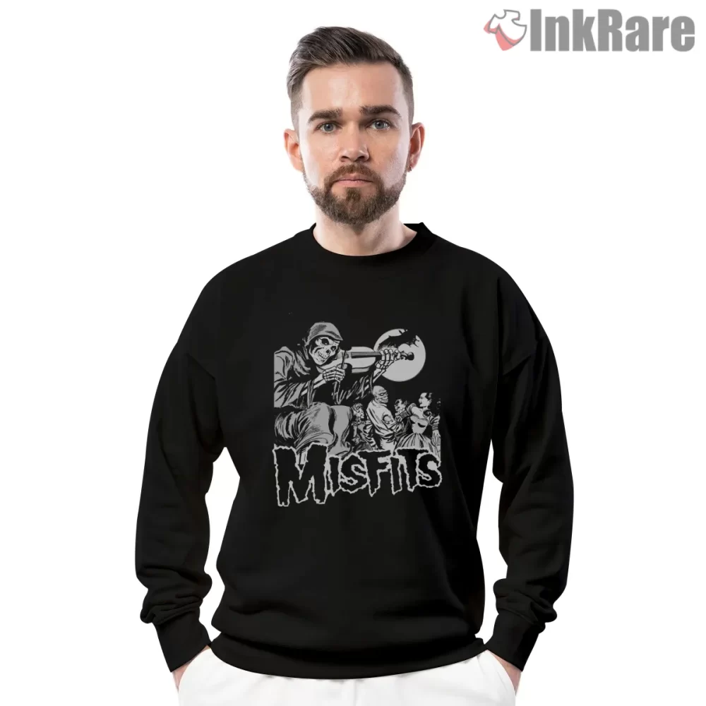 Misfits Monsters Ball Moonlit Scene Shirt on graphic shirt for men graphic tee