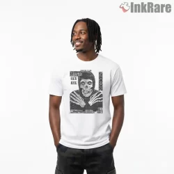 Misfits Necros Punk Flyer Photo Print Shirt on white short sleeve shirt for men graphic tee