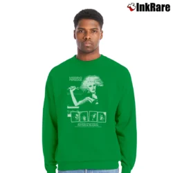 Men’s missing persons rhyme and reason 80s new wave band Crewneck Sweatshirt in irish green | Cozy Fabric, Clean Style
