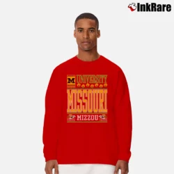 Men’s Missouri Mizzou Tigers Long-Sleeve Shirt in red | Sleek, Lightweight, Year-Round Wear