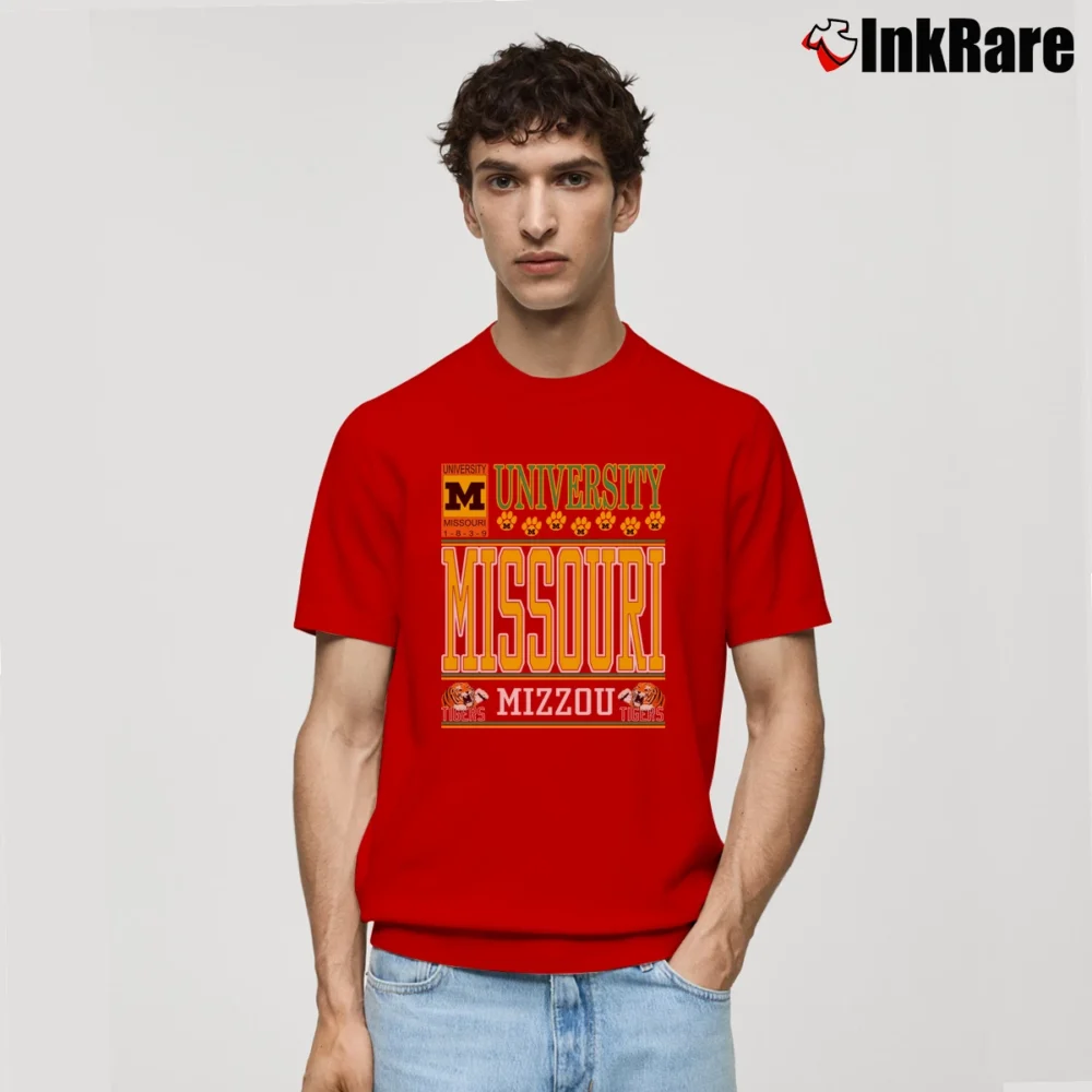 Men’s Missouri Mizzou Tigers Classic T-Shirt in red | Soft, Breathable Everyday Wear