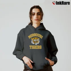 Women’s Missouri Tigers 80s Cozy Hoodie in charcoal | Warm, Structured, Stylish