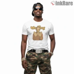 Mister Rogers Wu Tang Cozy Tribute Shirt on white short sleeve shirt for men graphic tee