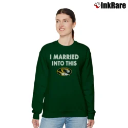 Women’s Mizzou Tigers Married Into This Relaxed Sweatshirt in forest green | Soft, Laid-Back Vibe