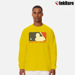 Men’s MLB Major League Baseball Logo Long-Sleeve Shirt in yellow | Sleek, Lightweight, Year-Round Wear