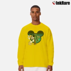 Men’s Mlb Oakland Athletics Trophy Mickey Mouse Long-Sleeve Shirt in yellow | Sleek, Lightweight, Year-Round Wear