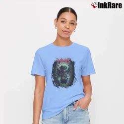 Women’s MM6 Maison Margiela Mascot Signature T-Shirt in light blue | Soft, Flattering Fit