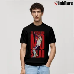Men’s mo salah the egyptian king for Liverpool Fans and Soccer Lovers Classic T-Shirt in black | Soft, Breathable Everyday Wear