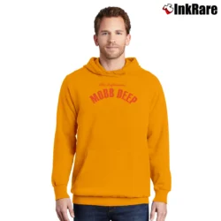 Men’s Mobb Deep Infamous Pullover Hoodie in orange | Cozy, Durable, Modern Fit