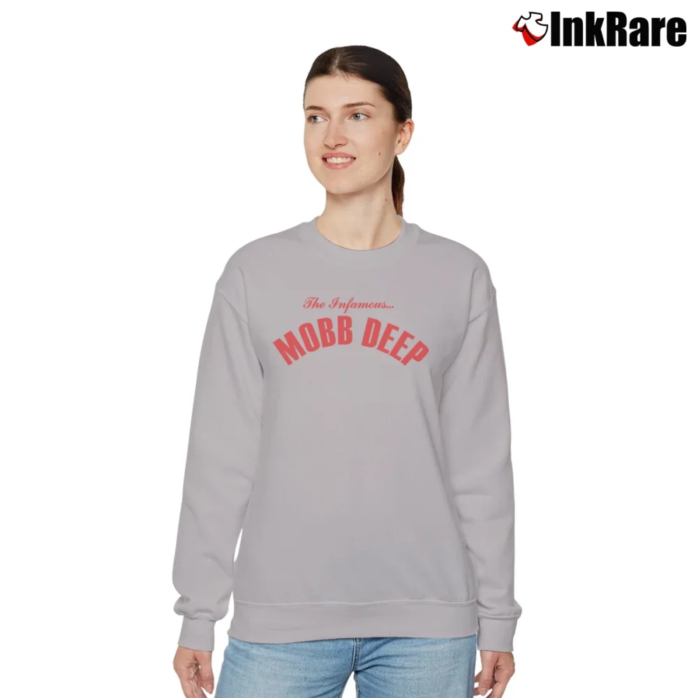 Women’s Mobb Deep Infamous Relaxed Sweatshirt in sport grey | Soft, Laid-Back Vibe