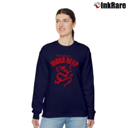 Women’s Mobb Deep With Dragon Graphic Relaxed Sweatshirt in navy | Soft, Laid-Back Vibe