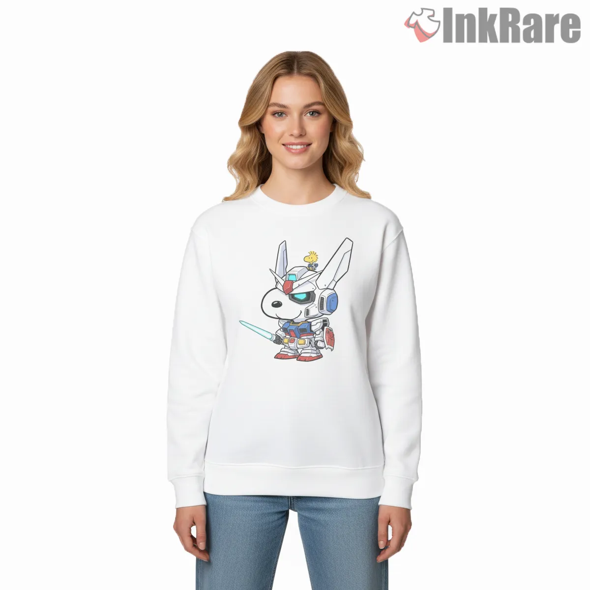 Modern Snoopy Mecha Chibi Shirt on graphic shirt for women graphic tee