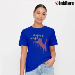 Women’s Modest Mouse Cat Y2K Band Signature T-Shirt in royal blue | Soft, Flattering Fit