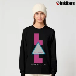 Women’s Moe Sargi Live A Little Logo Long-Sleeve Top in black | Sleek, Versatile, All-Season