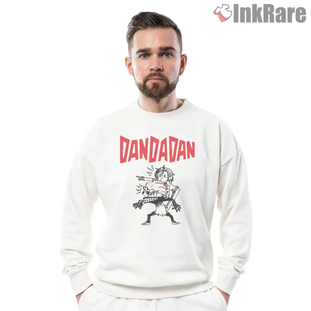 Momo Ayase And Okarun Cartoon Chaos Dandadan Shirt on graphic shirt for men graphic tee