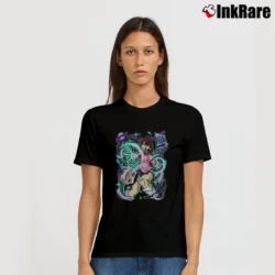 Women’s Momo Ayase Dandadan T-Shirt in black | Soft, Flattering Fit
