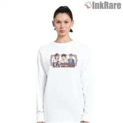 Momo Ayase Okarun And Jiji Weird Wonders Trio Shirt on white long sleeve shirt for women graphic tee