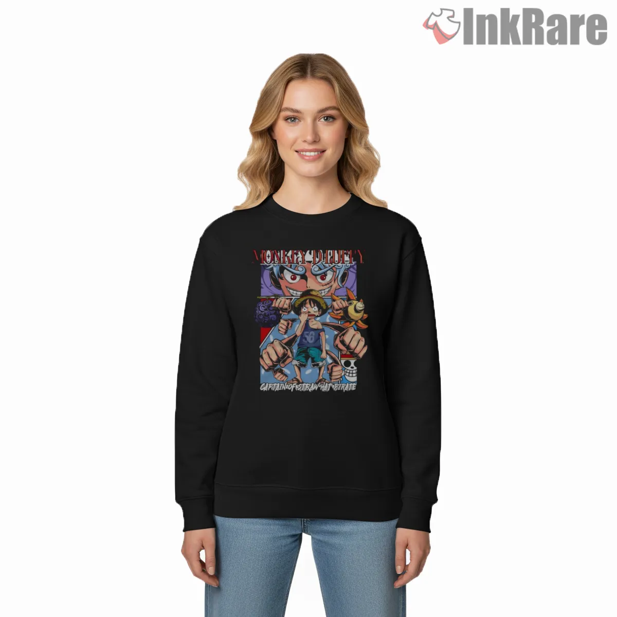 Monkey D Luffy Straw Hat Captain Anime Shirt Monkey D Luffy Straw Hat Captain Anime Shirt on graphic shirt for women graphic tee