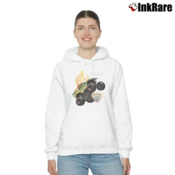Women’s Monster Jam Dragon Steals The Show Graphic Cozy Hoodie in white | Warm, Structured, Stylish
