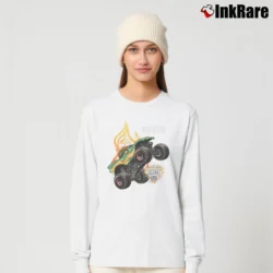 Women’s Monster Jam Dragon Steals The Show Graphic Long-Sleeve Top in white | Sleek, Versatile, All-Season