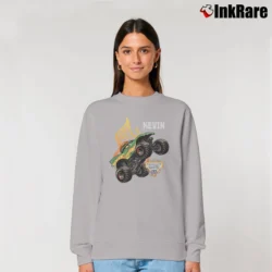 Women’s Monster Jam Dragon Steals The Show Graphic Relaxed Sweatshirt in sport grey | Soft, Laid-Back Vibe