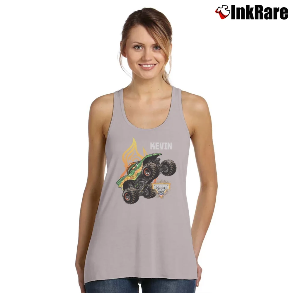 Women’s Monster Jam Dragon Steals The Show Graphic Tank Top in sport grey | Lightweight, Movement-Friendly