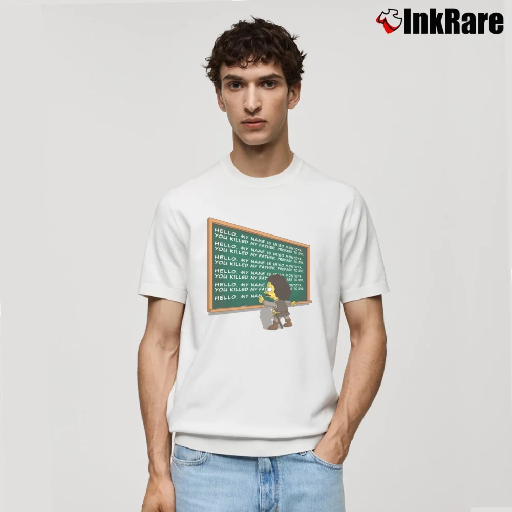 Men’s Montoya Detention Classic T-Shirt in white | Soft, Breathable Everyday Wear