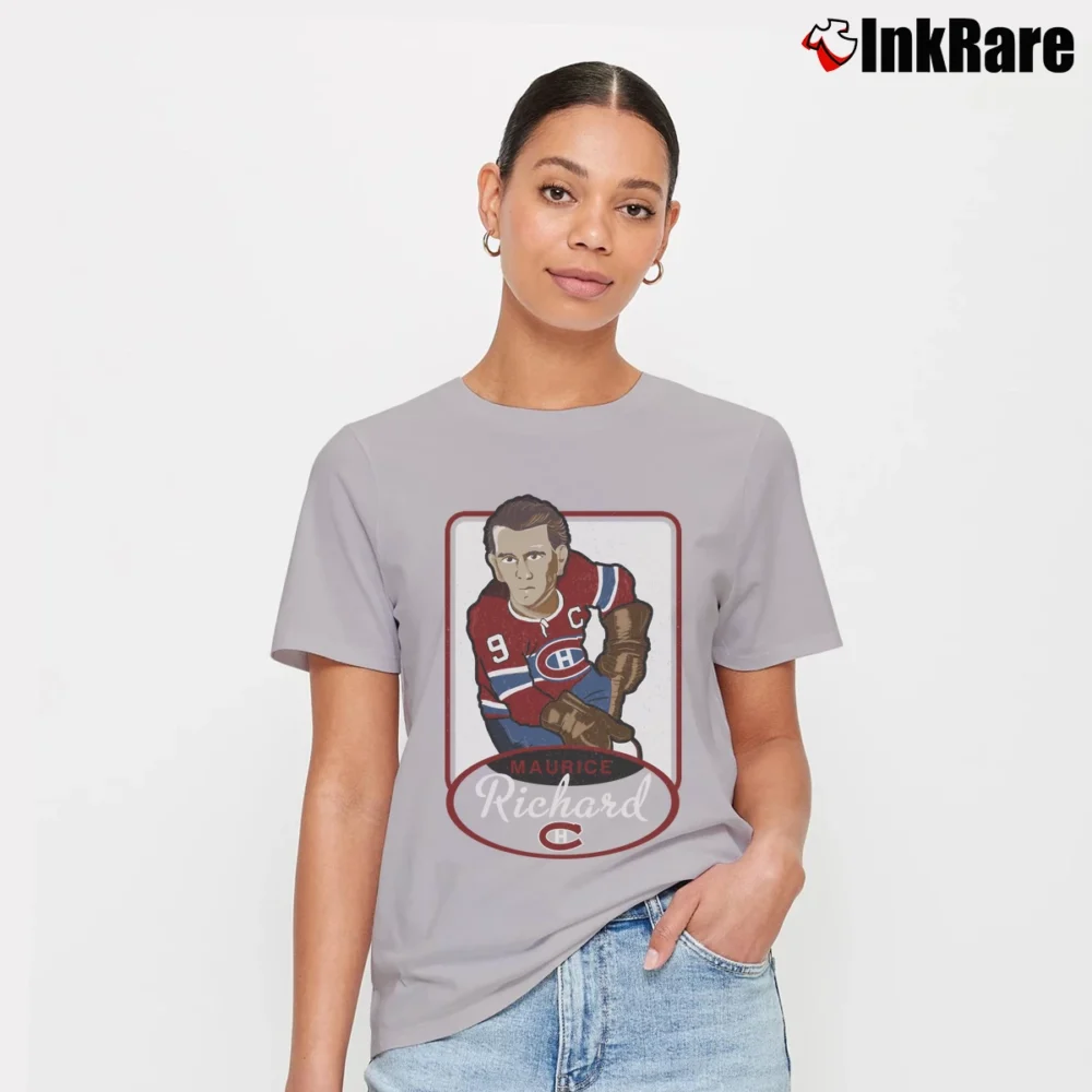 Women’s Montreal Canadiens Maurice Richard Signature T-Shirt in sport grey | Soft, Flattering Fit