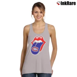 Women’s Montreal Canadiens Rolling Stones Logo Tank Top in sport grey | Lightweight, Movement-Friendly
