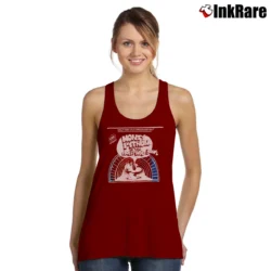 Women’s Monty Python 1980 Hollywood Promo Tank Top in maroon | Lightweight, Movement-Friendly