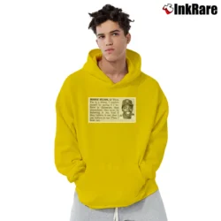 Men’s Mookie Wilson Believes In Dinosaurs Pullover Hoodie in yellow | Cozy, Durable, Modern Fit