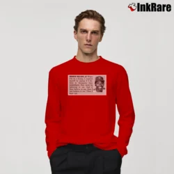Men’s Mookie Wilson Believes In Dinosaurs Long-Sleeve Shirt in red | Sleek, Lightweight, Year-Round Wear