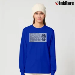 Women’s Mookie Wilson Believes In Dinosaurs Long-Sleeve Top in royal blue | Sleek, Versatile, All-Season
