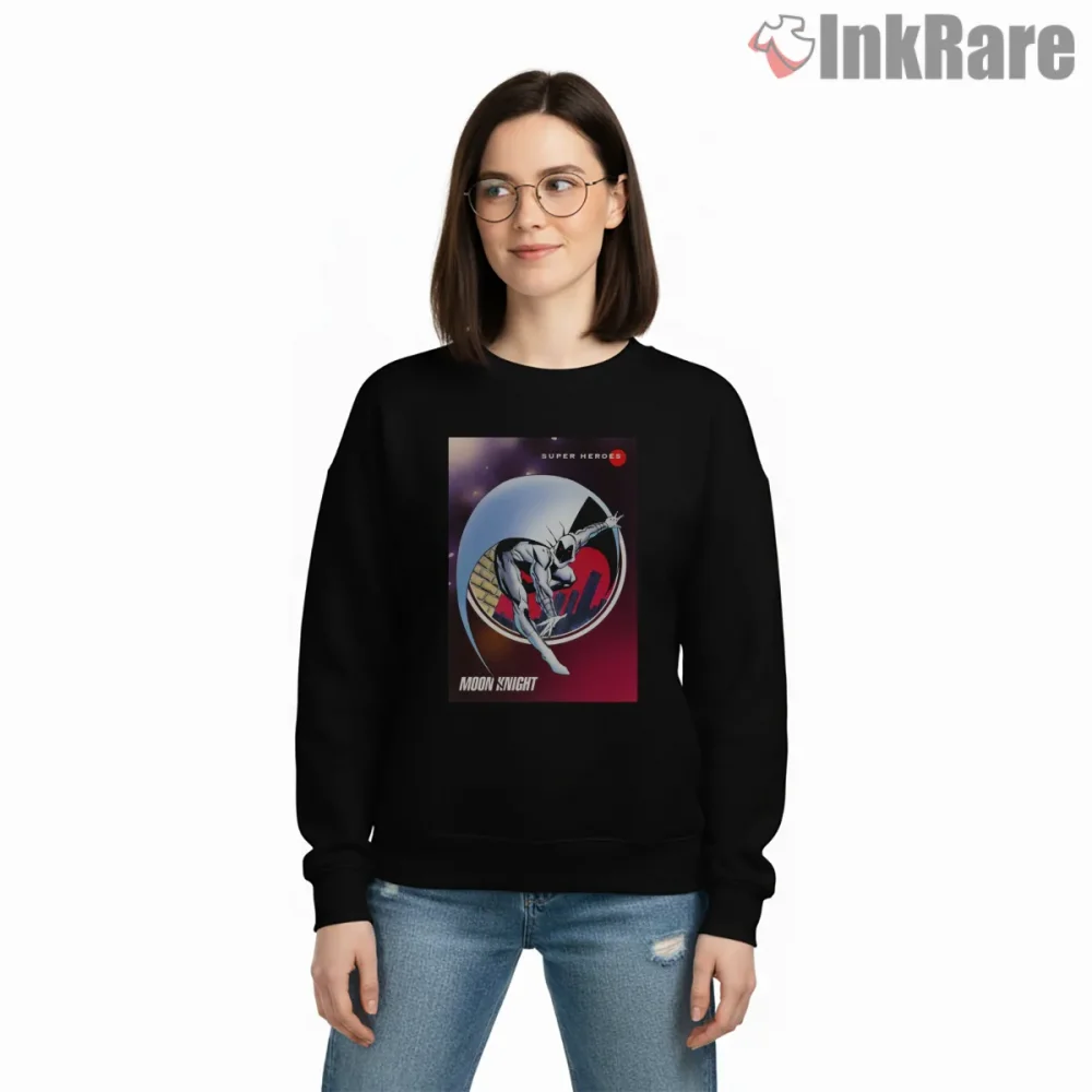 Moon Knight Crescent Leap Modern Poster Shirt on graphic shirt for women graphic tee